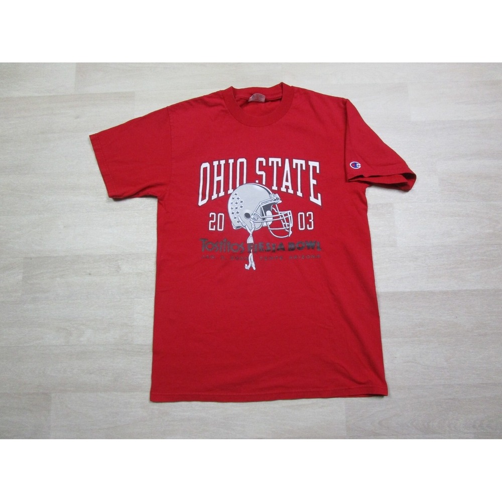 VTG Ohio State Buckeyes National Champion T-Shirt (M) Football Fiesta Bowl 03'